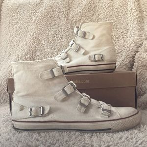 Women’s Ash zip up hi top sneakers